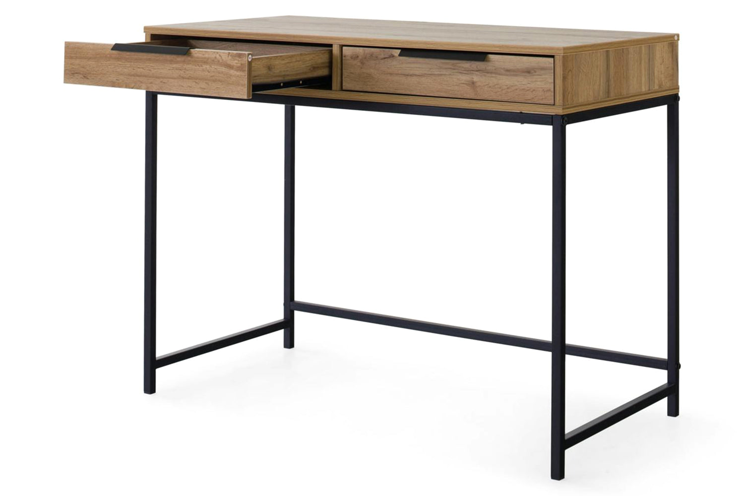 Zion Desk | 2 Drawer | Oak Effect-5