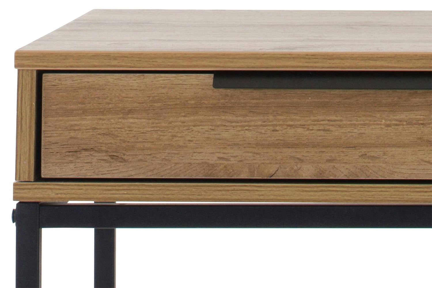 Zion Desk | 2 Drawer | Oak Effect-7