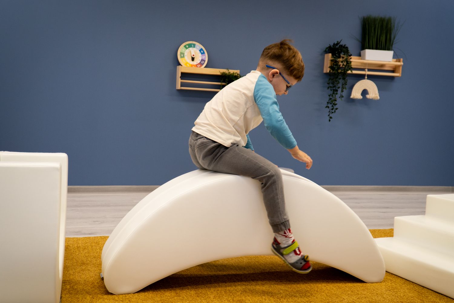 Iglu Soft Play Rocking Banana Toy For Children: Develop Balance, Coordination, Kids Foam Blocks, Sensory Toy-2