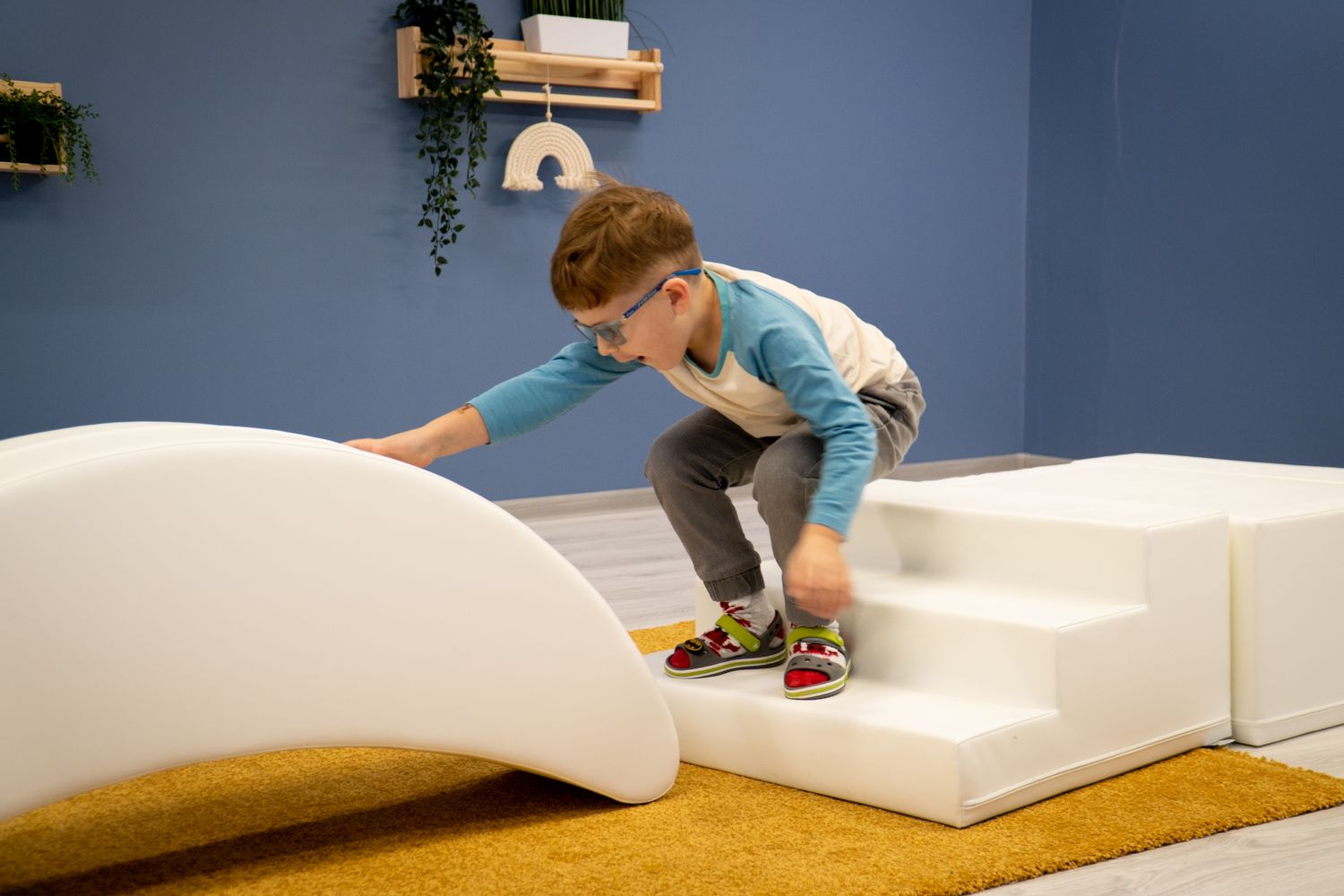 Iglu Soft Play Rocking Banana Toy For Children: Develop Balance, Coordination, Kids Foam Blocks, Sensory Toy-3