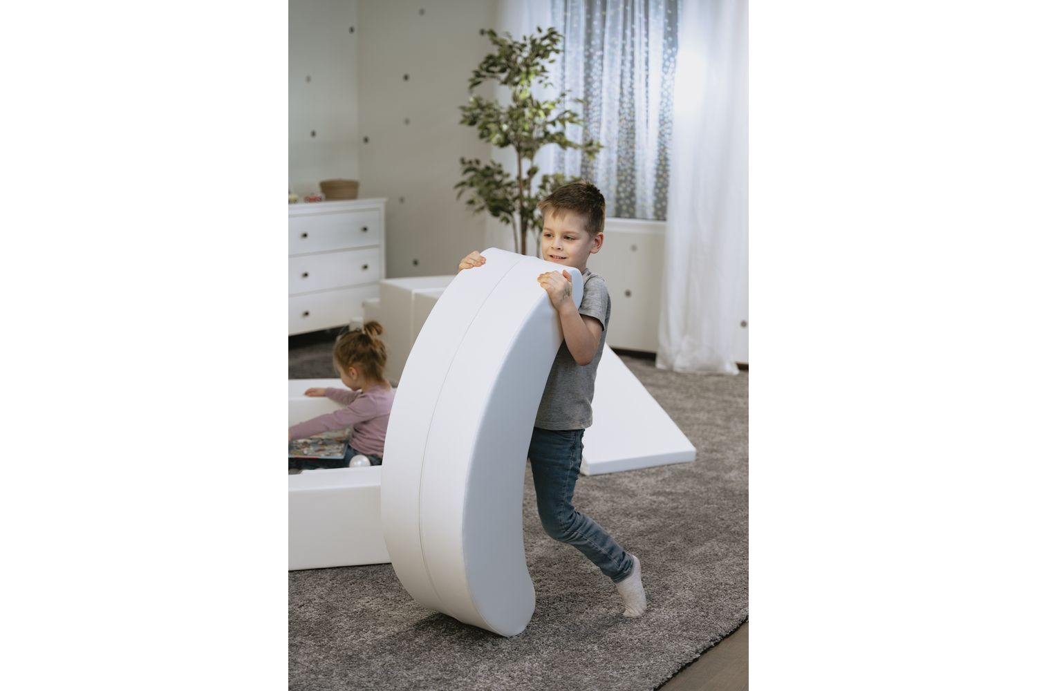 Iglu Soft Play Rocking Banana Toy For Children: Develop Balance, Coordination, Kids Foam Blocks, Sensory Toy-5