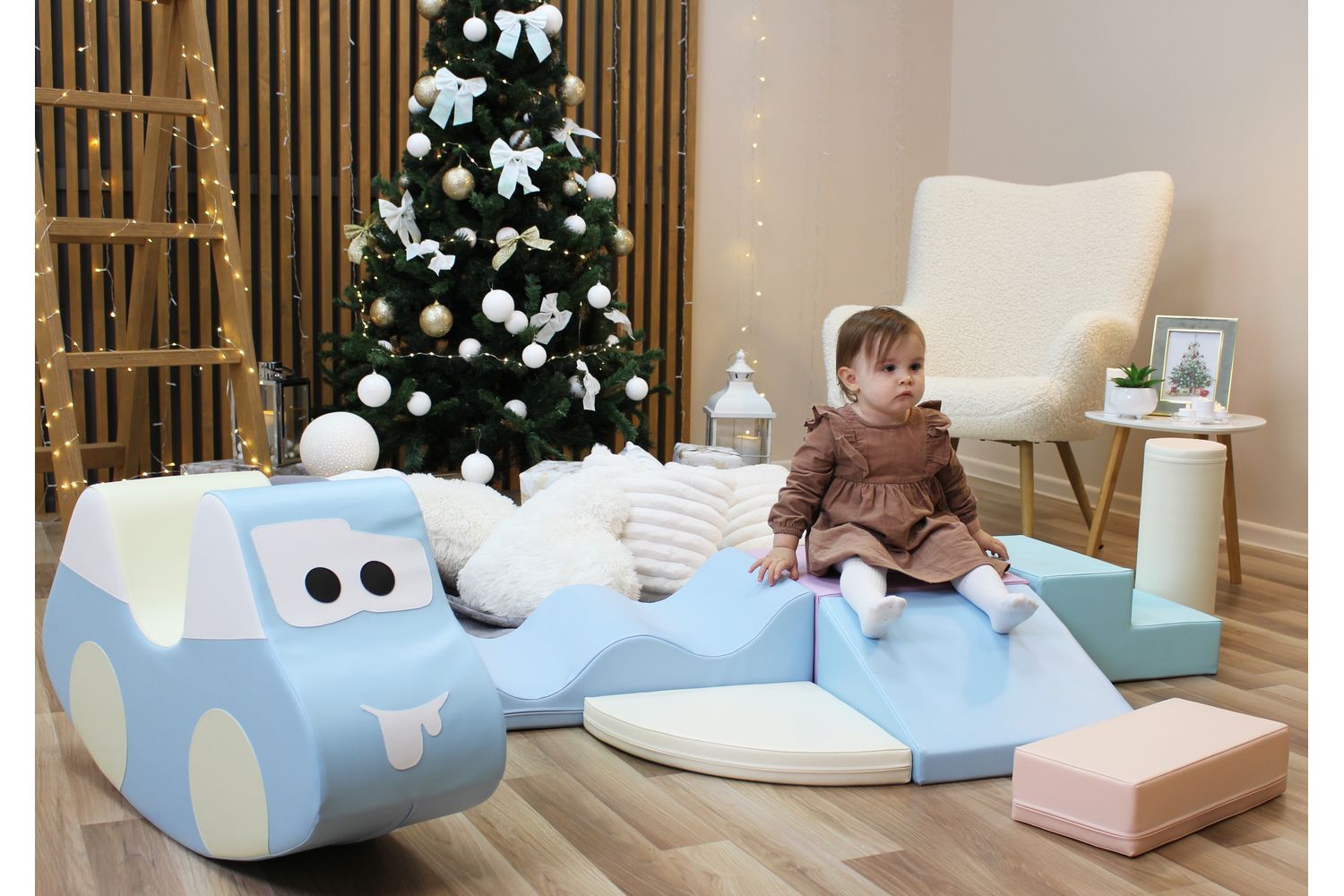 Iglu Soft Play Rocking Toys - Interactive Kids Foam Blocks For Physical And Mental Development-3