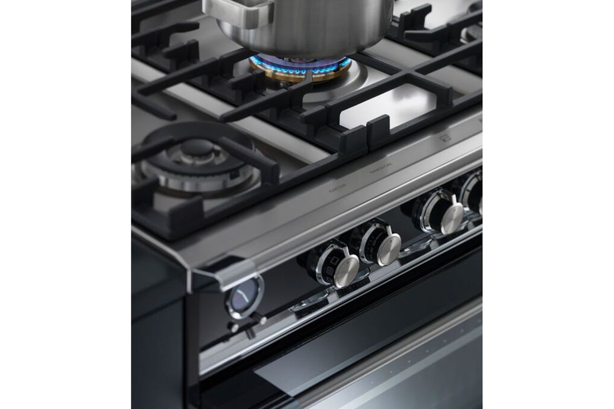 Fisher & Paykel 90cm Dual Fuel Range Cooker | OR90SCG6B1 | Black-5