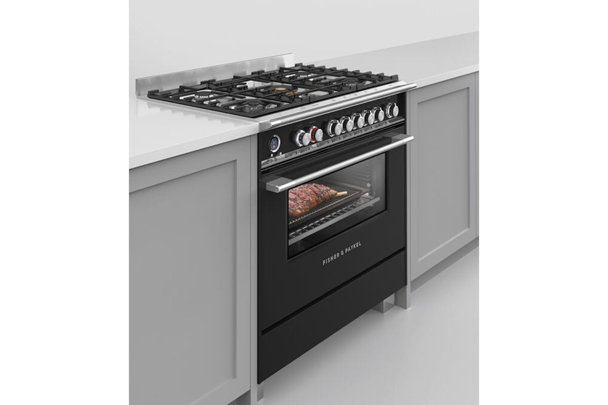 Fisher & Paykel 90cm Dual Fuel Range Cooker | OR90SCG6B1 | Black-16