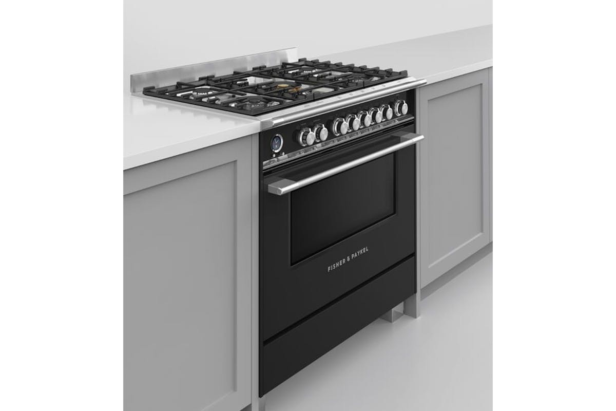 Fisher & Paykel 90cm Dual Fuel Range Cooker | OR90SCG6B1 | Black-9