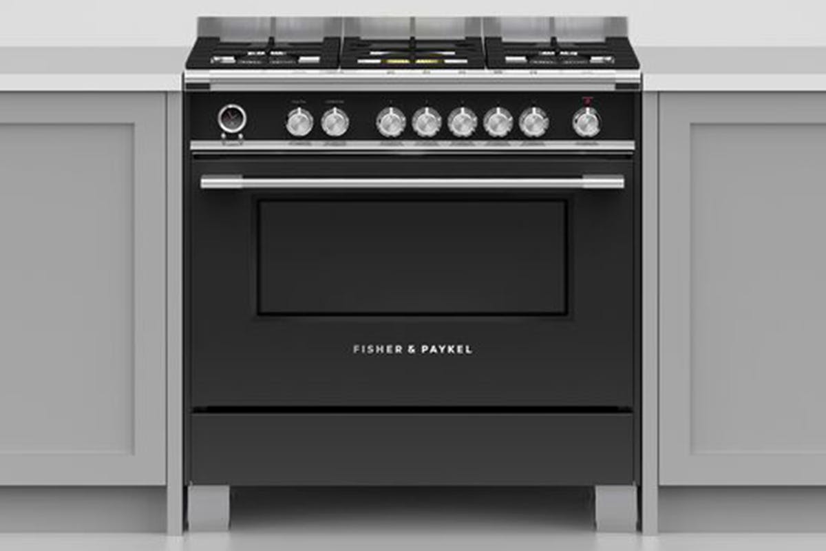 Fisher & Paykel 90cm Dual Fuel Range Cooker | OR90SCG6B1 | Black-13