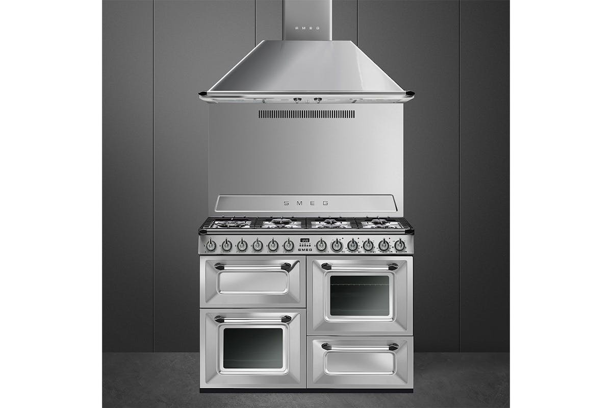 Smeg 110cm Victoria Dual Fuel Range Cooker | TR4110X-1 | Stainless Steel-2