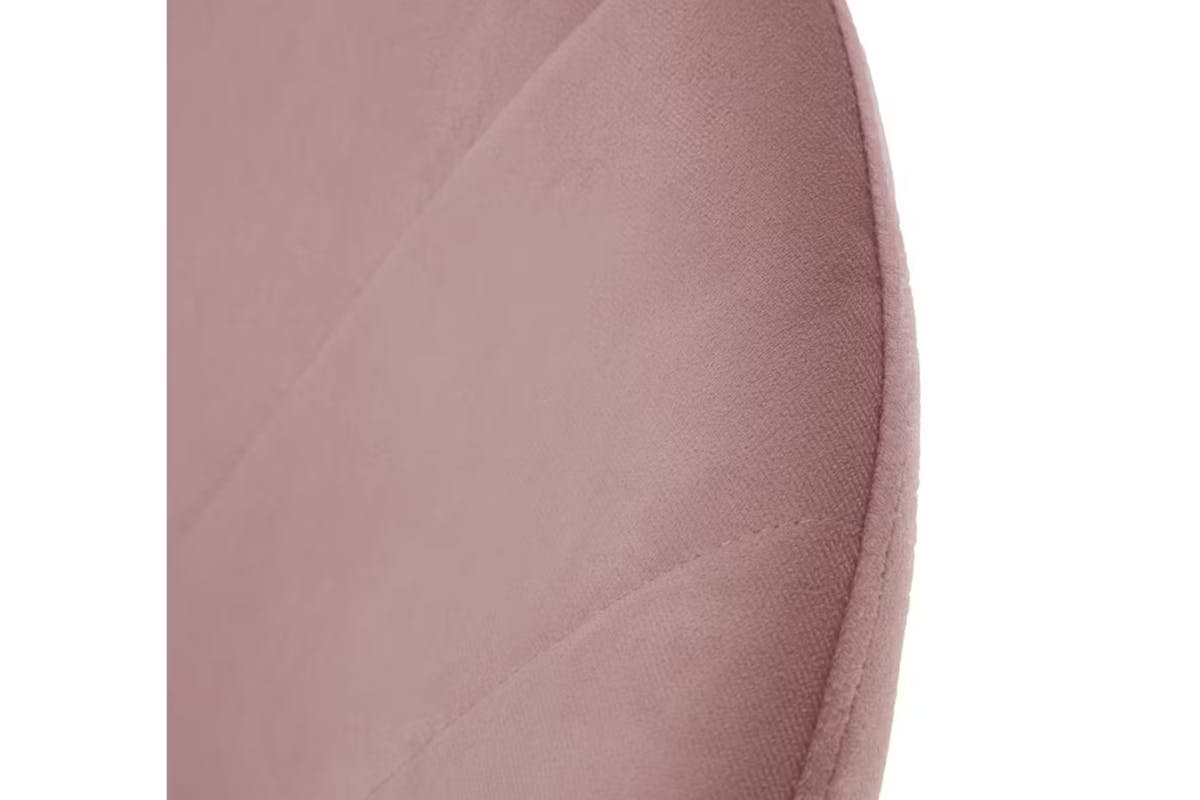 Raygar Ella Dining Chair | Velvet | Gold Legs | Pink-6