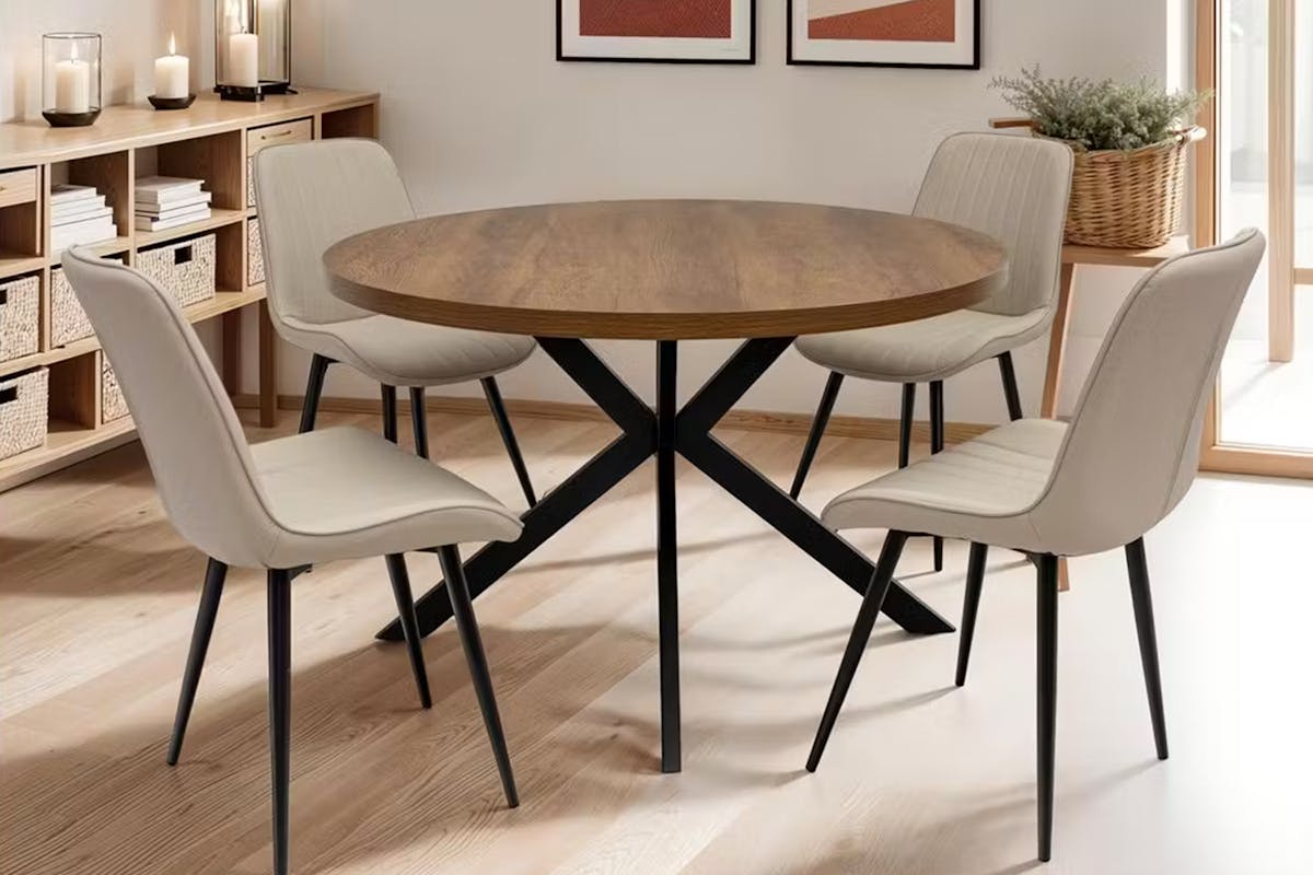 Richmond Dining Chairs | Cream | Set of 2-2