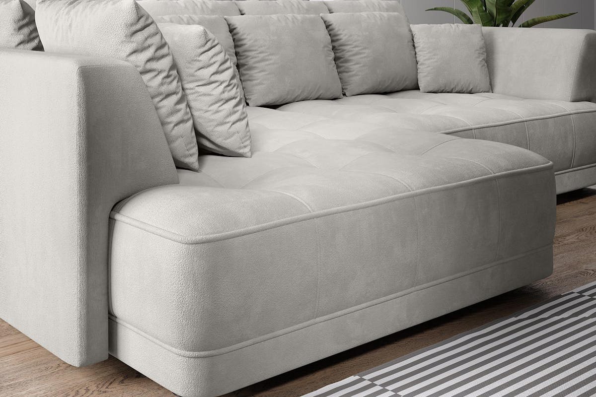 Amelia Chaise Sofa | Fabric | Taupe-2