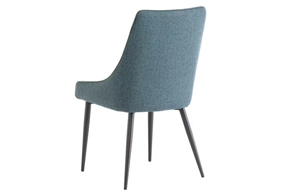 Rimini Dining Chairs | Fabric | Teal | Set of 2-2