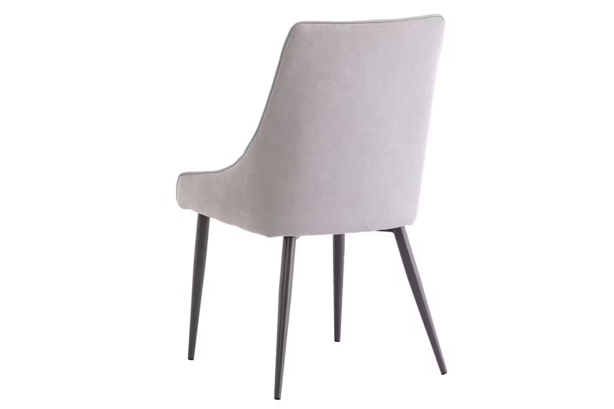 Rimini Dining Chairs | Fabric | Grey | Set of 2-3