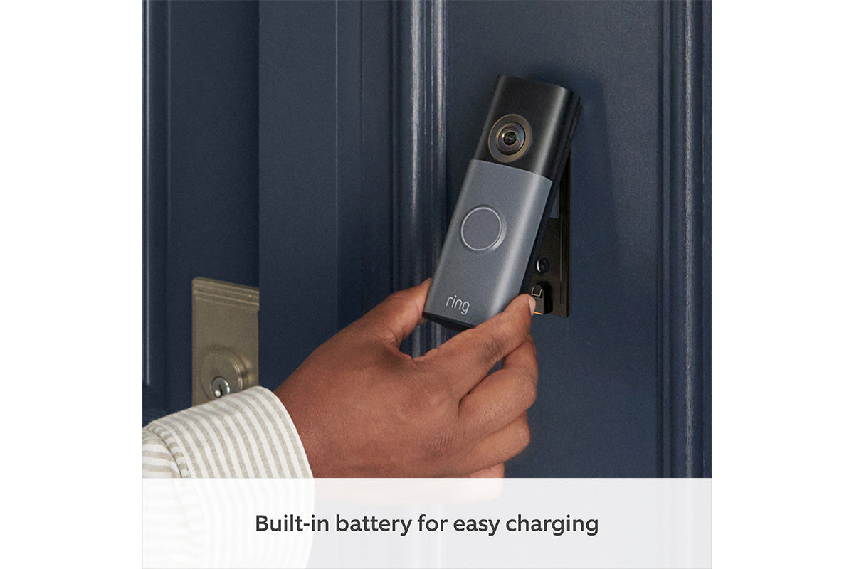 Battery Video Doorbell 2K | Speckled Grey-6