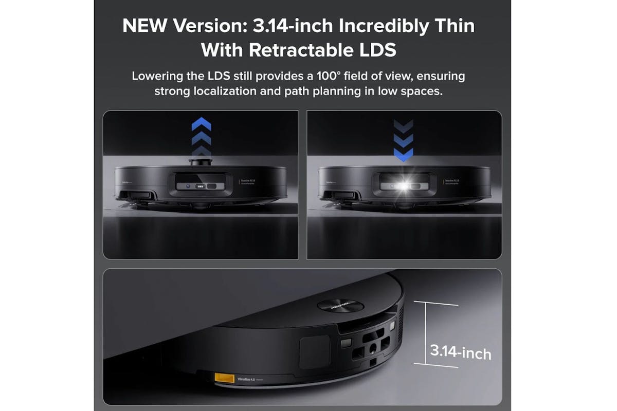 Roborock Saros 10 Robot Vacuum Black | 8.01.1231-12