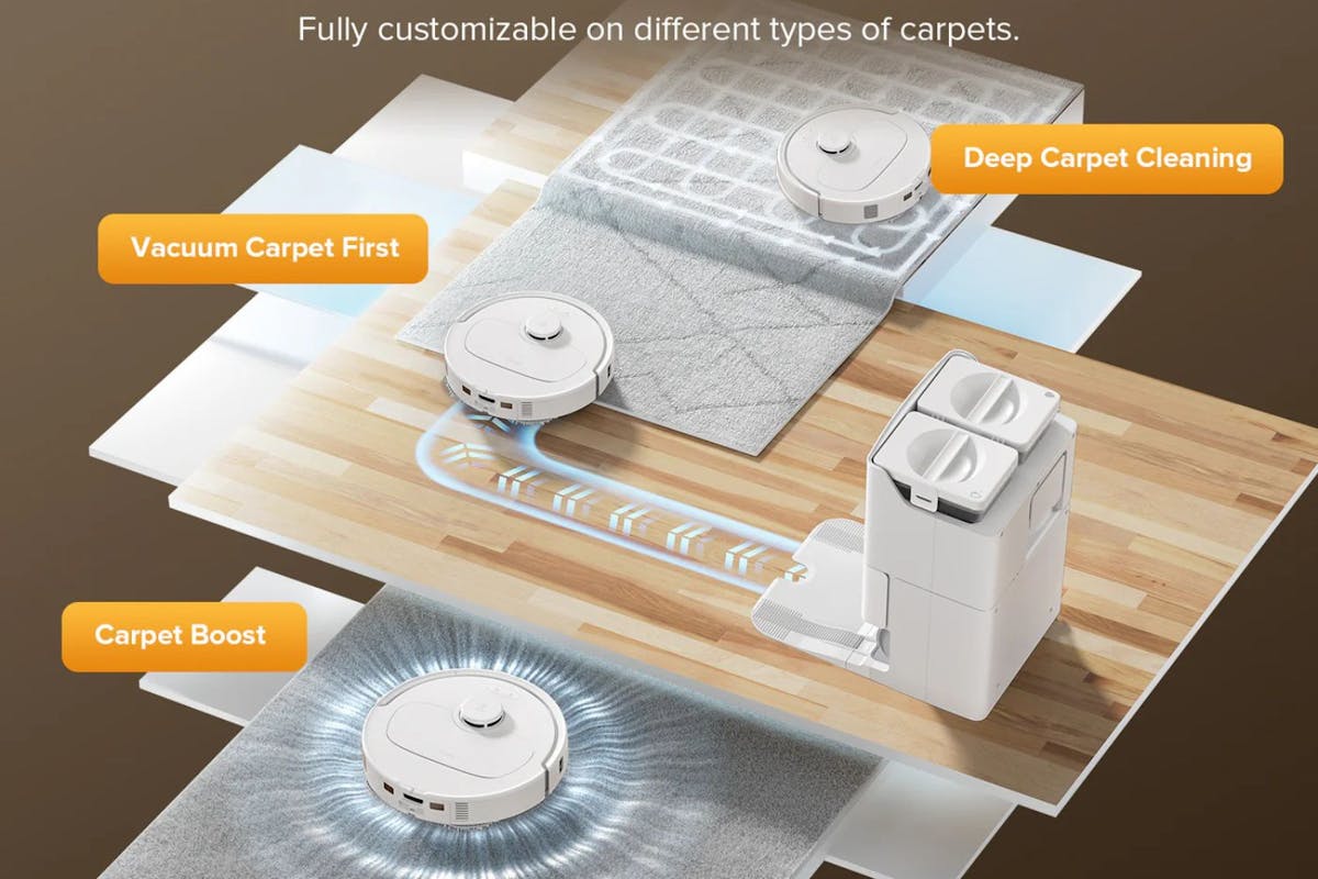 Roborock QV 35S Robot Vacuum White | 8.01.1579-8