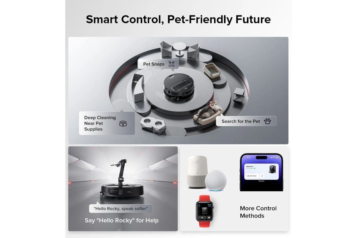 Roborock Saros Z70 Robot Vacuum Black | 8.01.1954-13