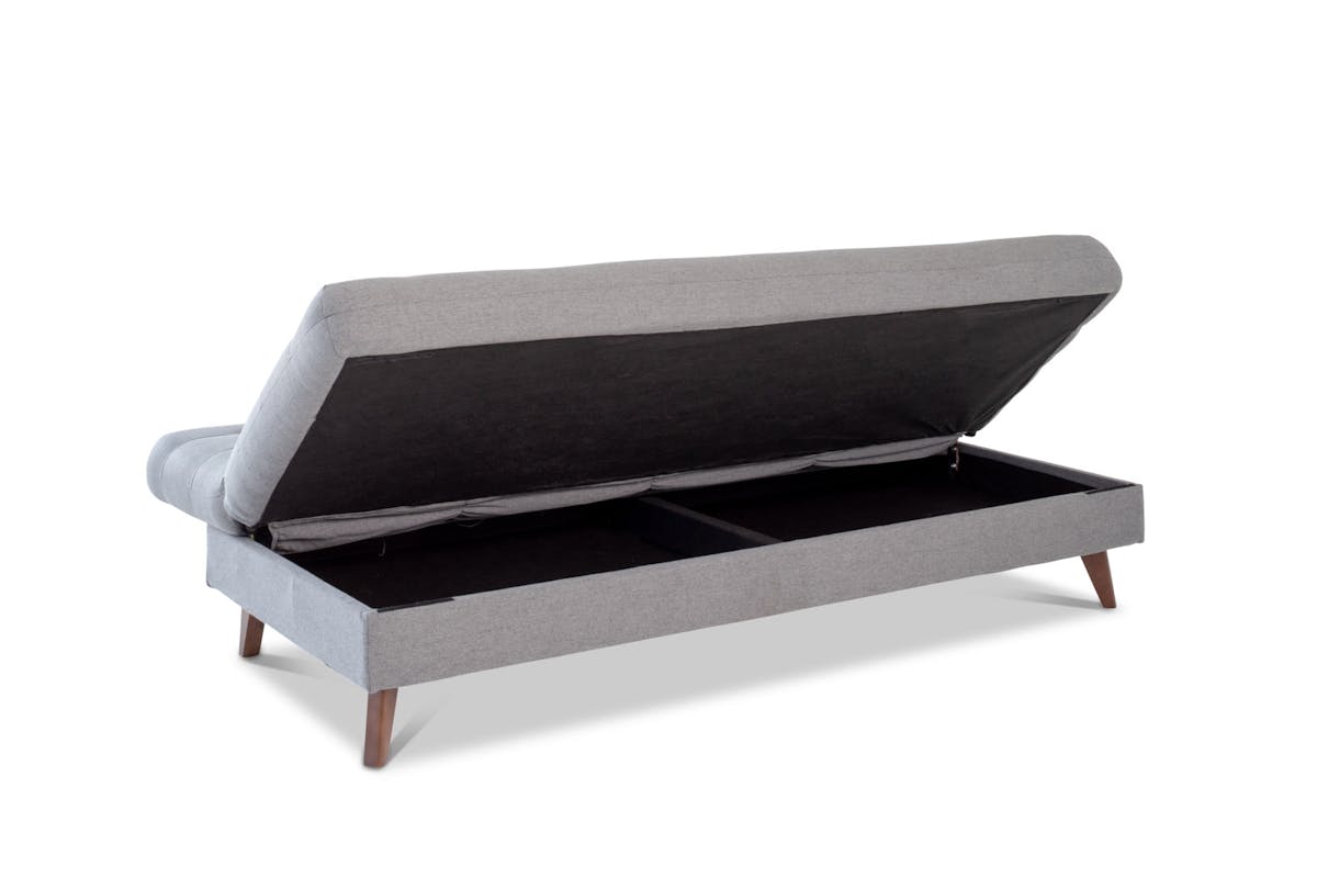 Robson Click Clack Sofa Bed | Storage | Grey-6