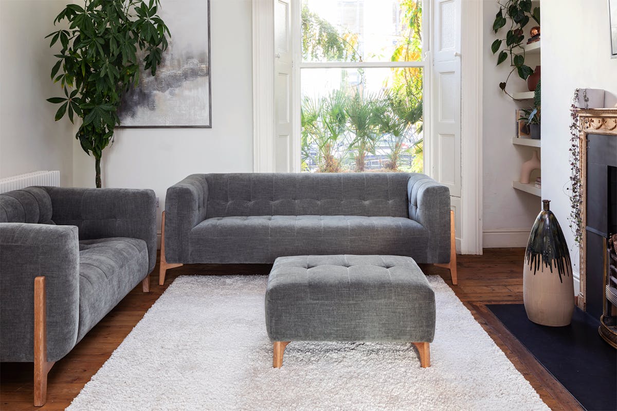 Rosie 2 Seater Sofa | Fabric | Basalt-7