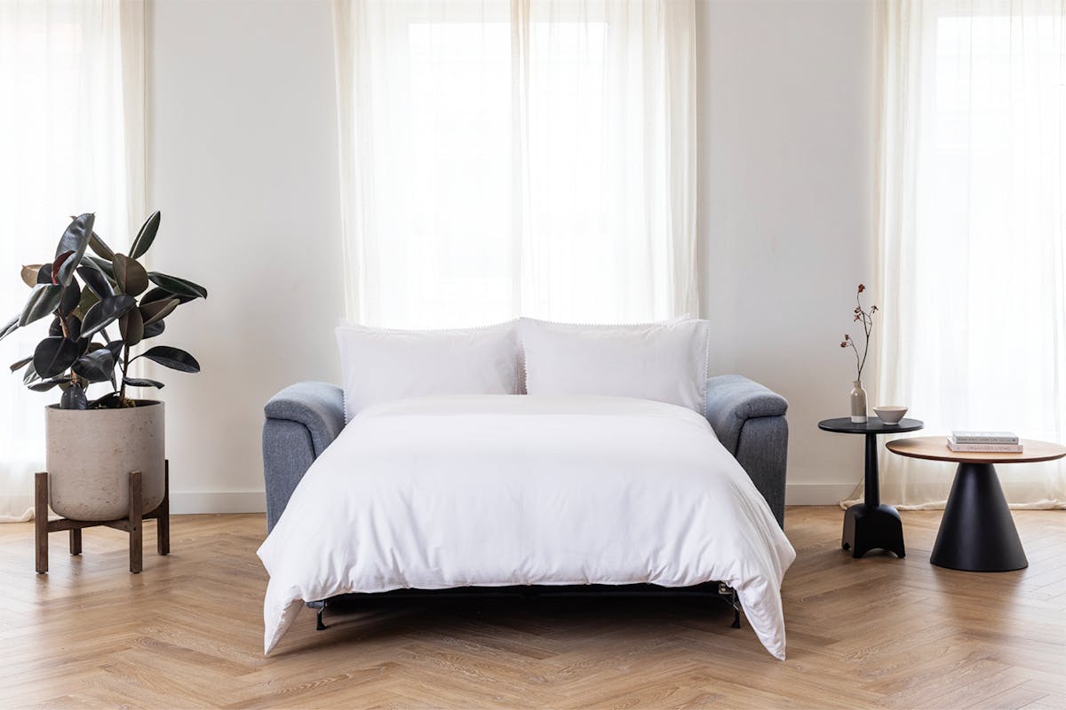 Rubra 2 Seater Sofa Bed | Grey-2