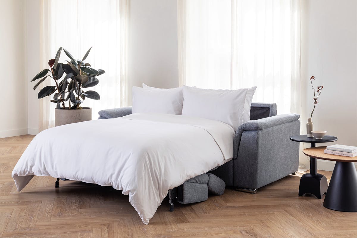Rubra 2 Seater Sofa Bed | Grey-3