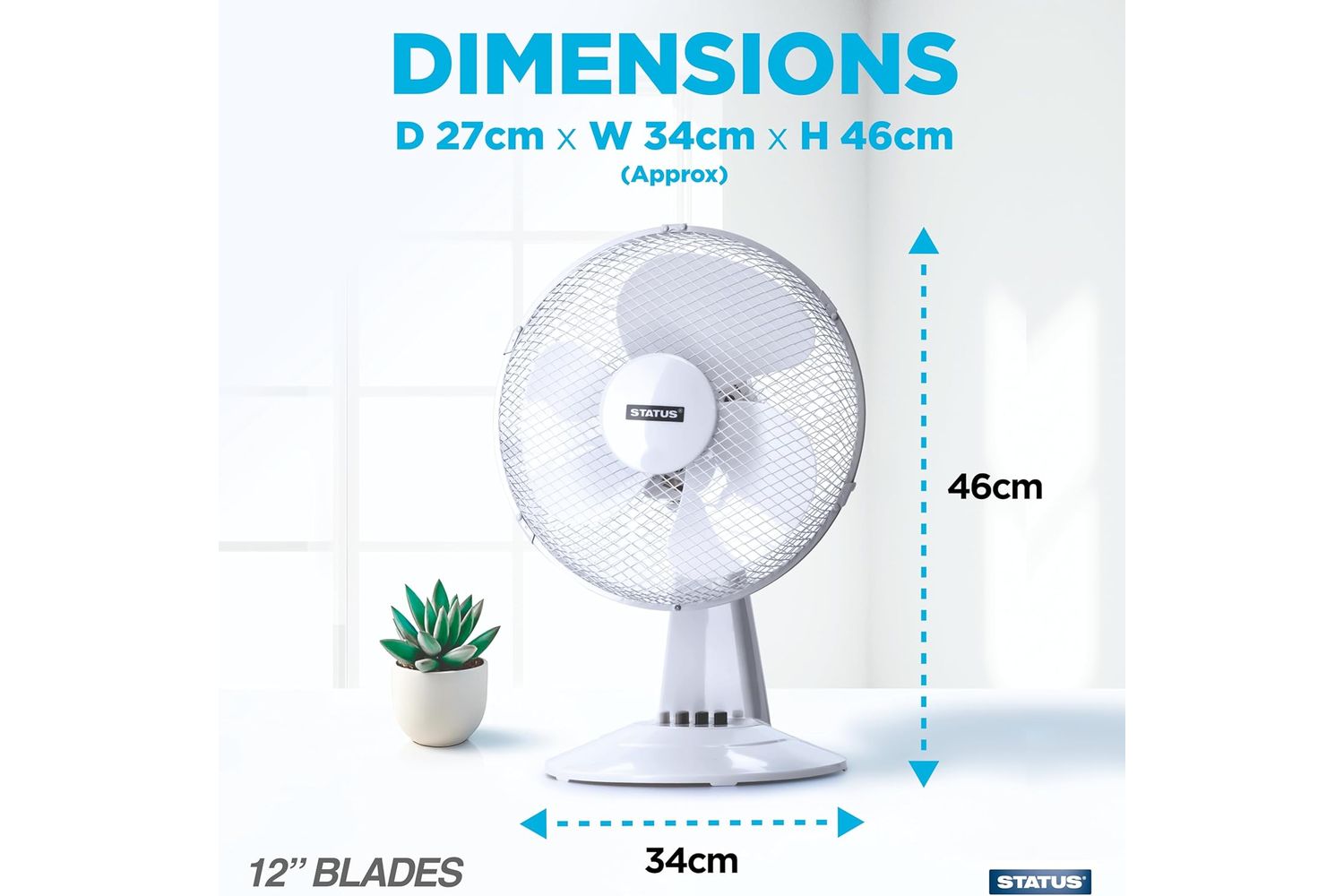 Status 12 Desk Fan