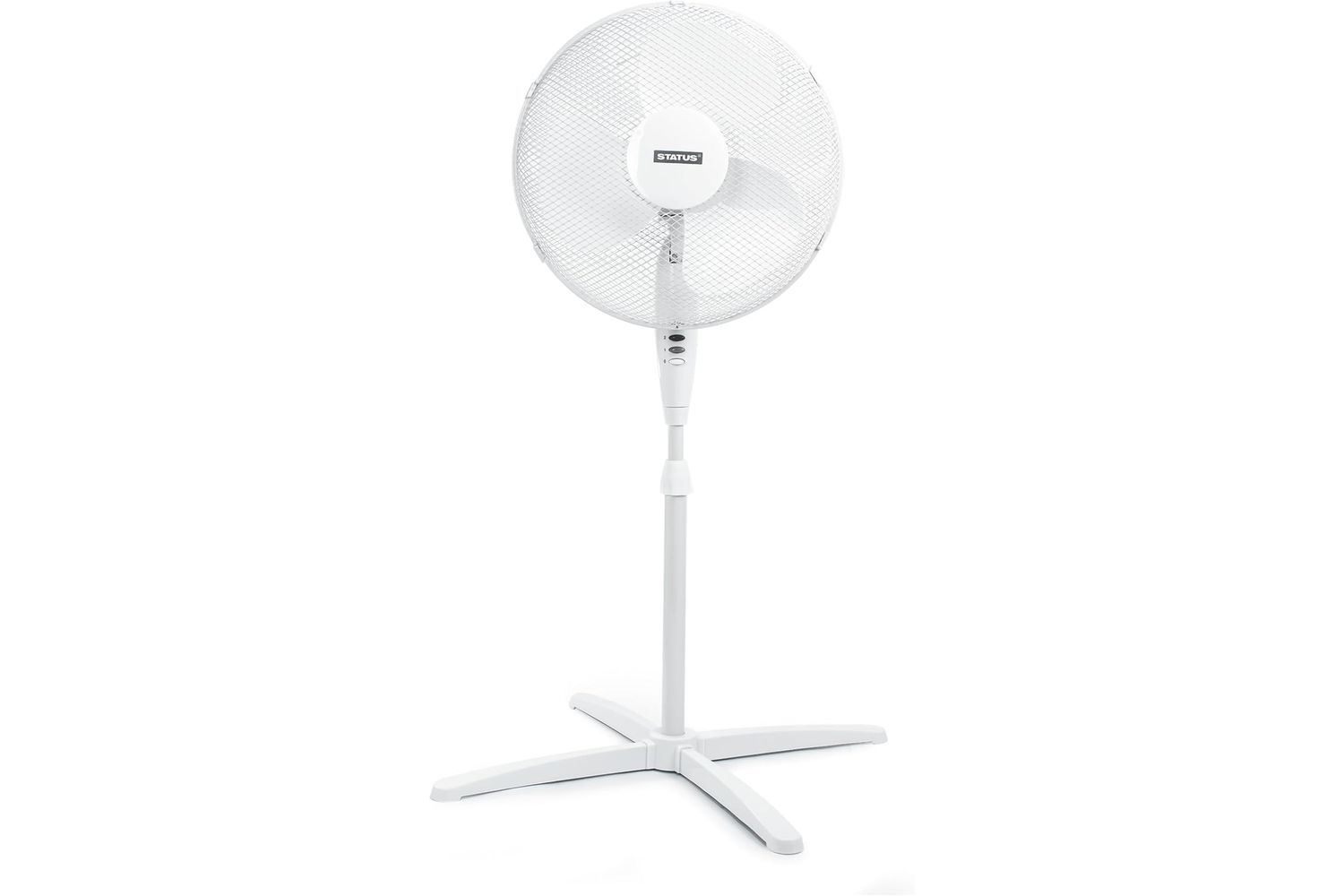 Status 16 White Stand Fan