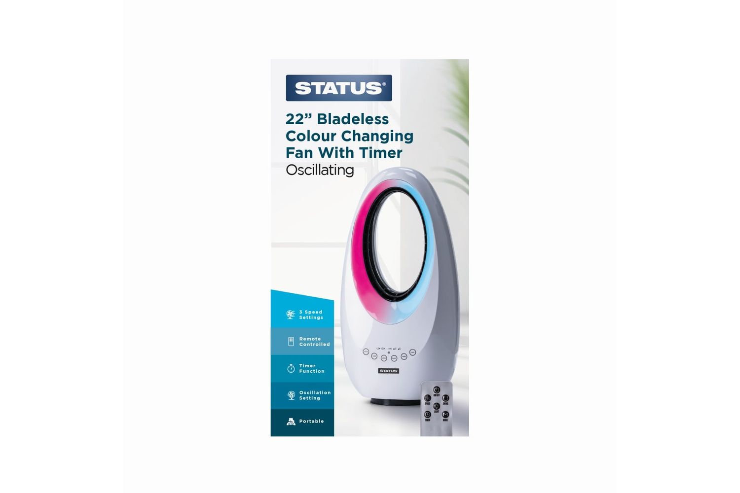 Status 22 Bladeless Fan White