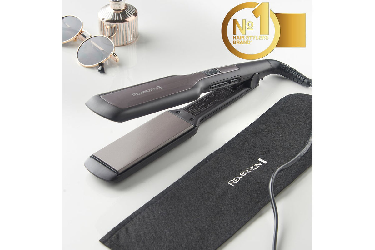 Remington Pro Ceramic Extra Hair Straightener | S5525 | Black/Grey-7