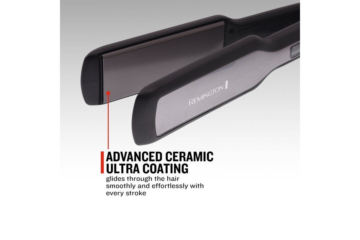 Remington Pro Ceramic Extra Hair Straightener | S5525 | Black/Grey-3