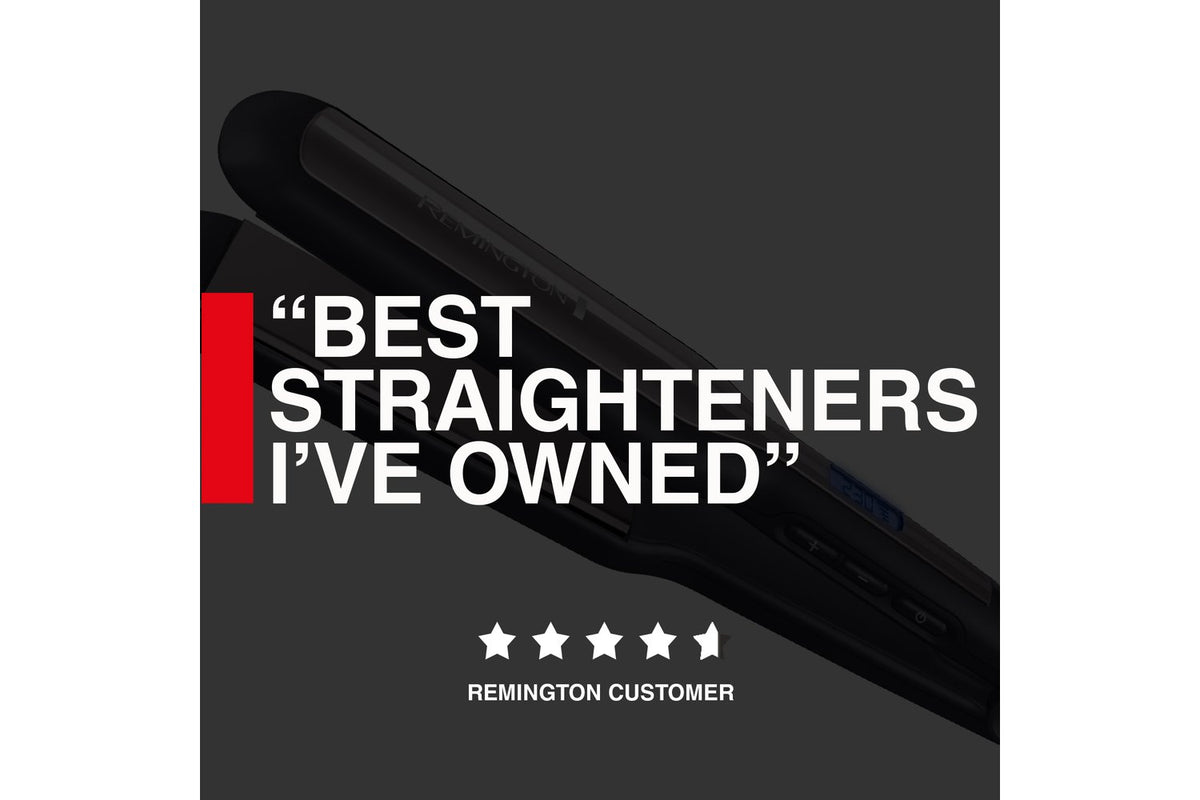Remington Pro Ceramic Extra Hair Straightener | S5525 | Black/Grey-6