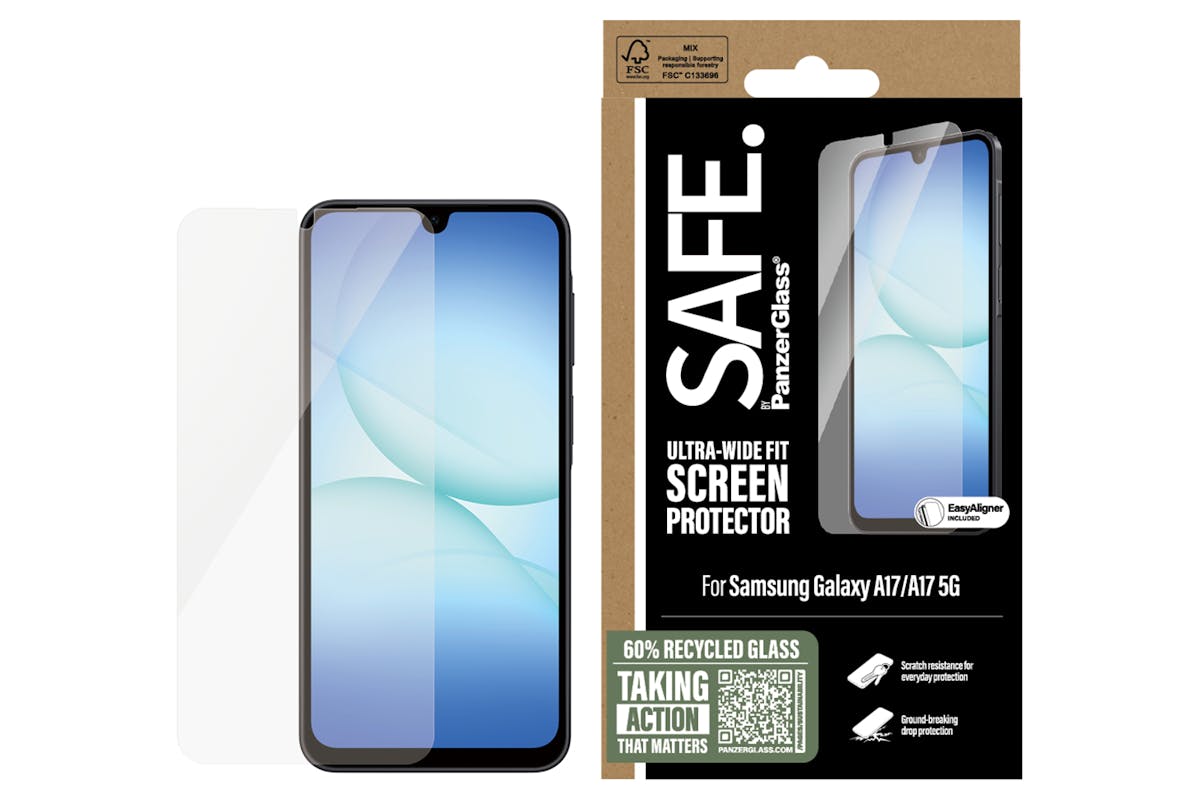 PanzerGlass Samsung Galaxy A17 5G Ultra-Wide Fit Screen Protector | Clear-3