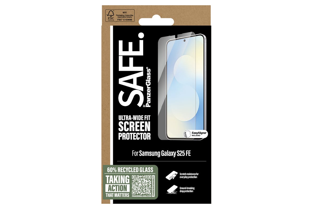 PanzerGlass Samsung Galaxy S25 FE 5G Ultra-Wide Fit Screen Protector | Clear-4