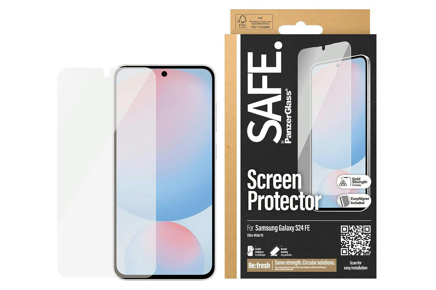 PanzerGlass Samsung Galaxy S24 FE Safe Screen Protector-3