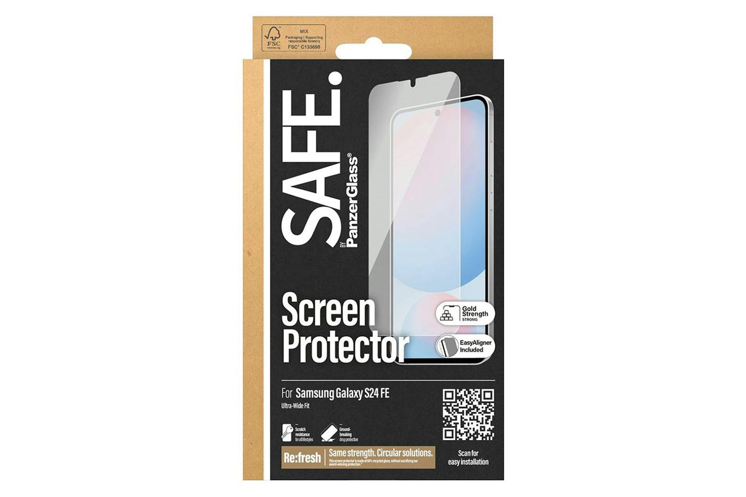 PanzerGlass Samsung Galaxy S24 FE Safe Screen Protector-4