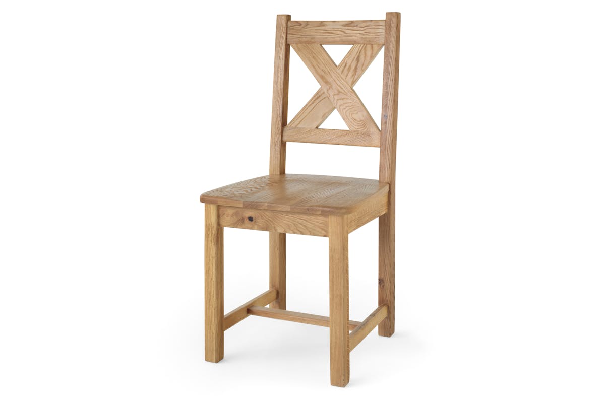Savannah Dining Chair | Cross-Back | Natural-2
