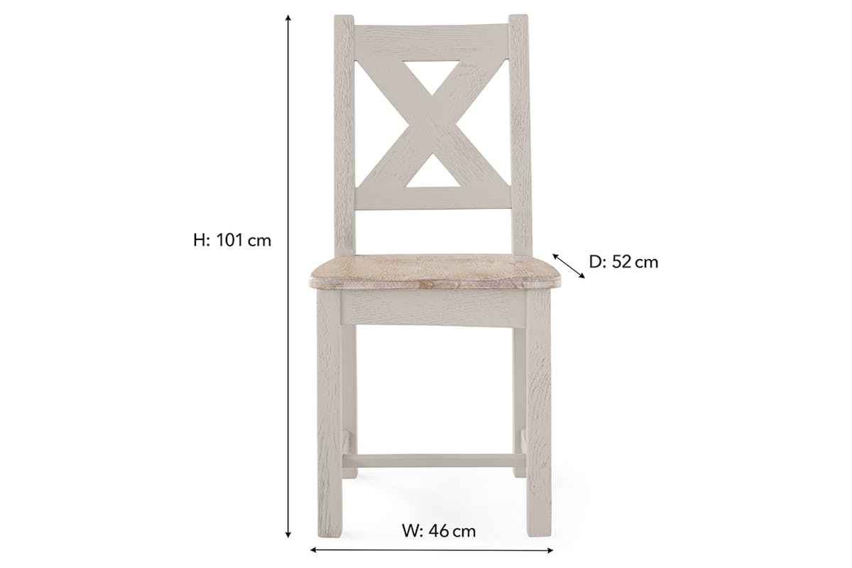 Savannah Dining Chair | Cross-Back | Colour Options-9
