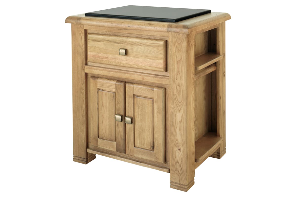 Savannah Storage Cabinet | Granite Top | 80 cm | Natural-4