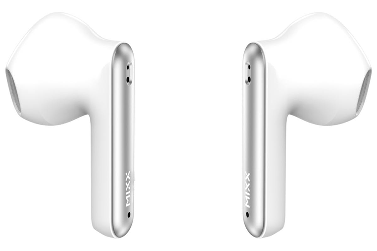 Mixx StreamBuds Custom 2 True Wireless Earbuds | Silver White-3