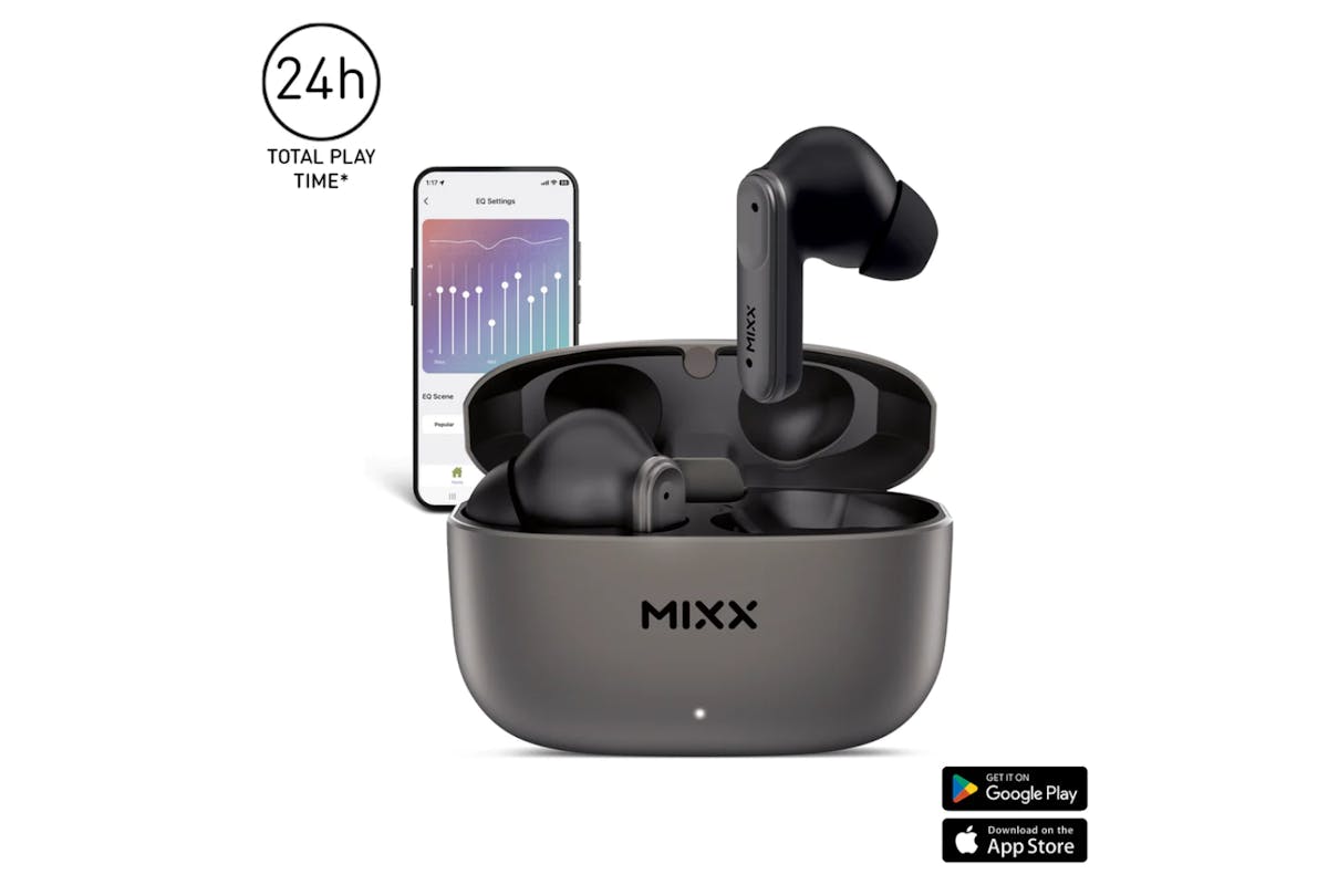 Mixx Streambuds Custom 3 True Wireless Earbuds | Black-4