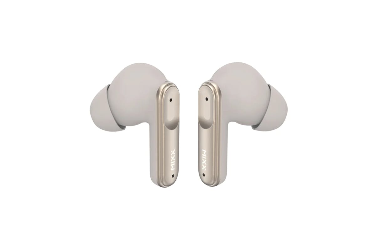 Mixx Streambuds Custom 3 True Wireless Earbuds | Champagne-3