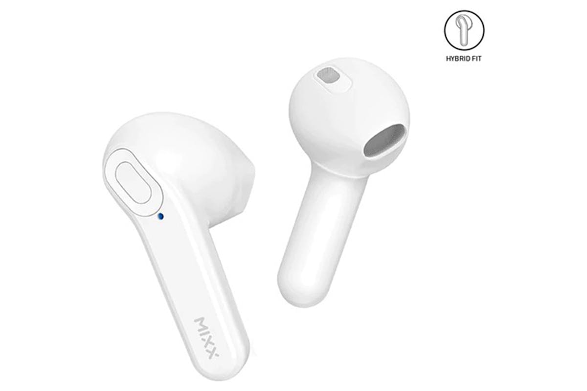 Mixx Streambuds Hybrid Charge 2 Wireless Earbuds | White-2