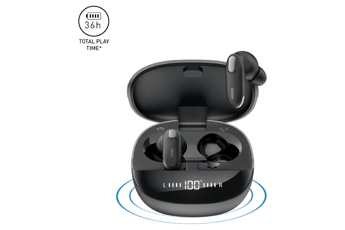 Mixx Streambuds Mini Charge 2 Wireless Earbuds | Black-2