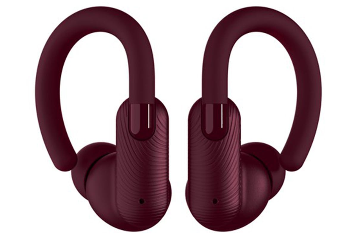 Mixx Streambuds Sports Charge 2 Wireless Earbuds | Burgundy-2