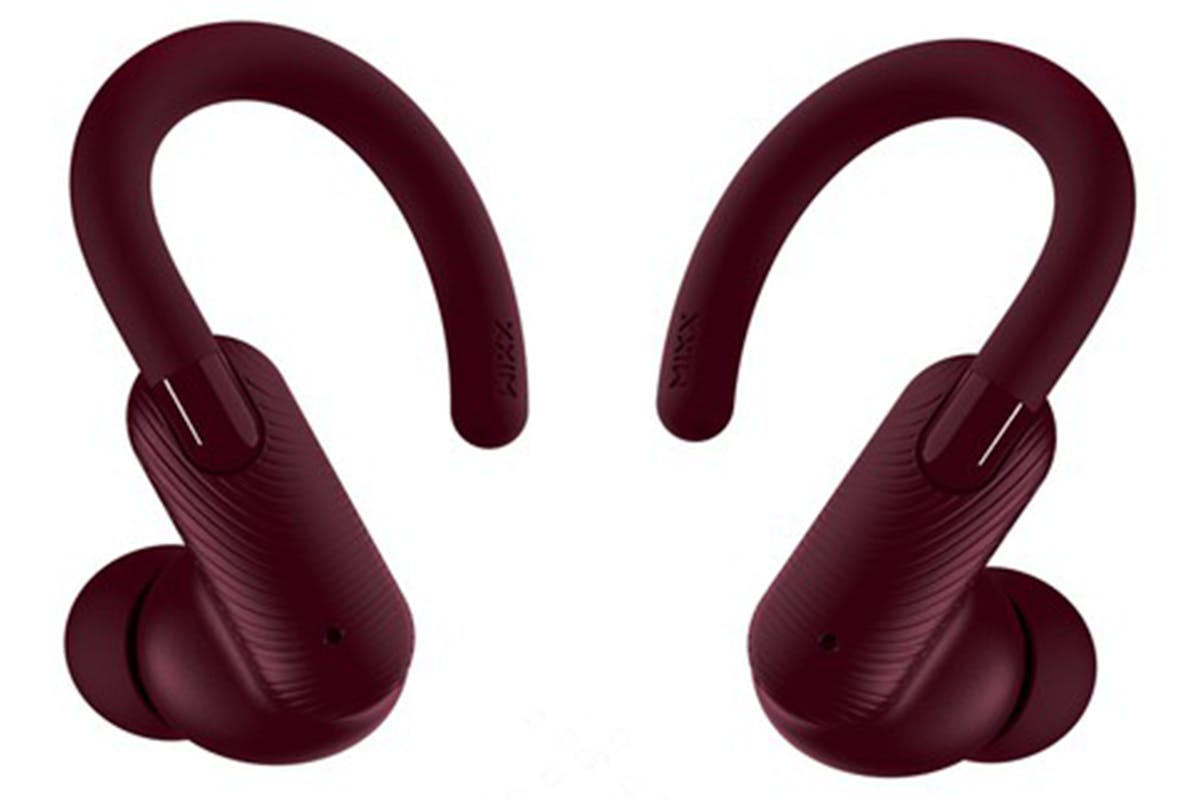 Mixx Streambuds Sports Charge 2 Wireless Earbuds | Burgundy-3