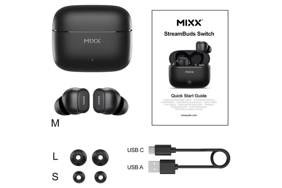 Mixx Streambuds Switch D7 Wireless Earbuds | Black-4