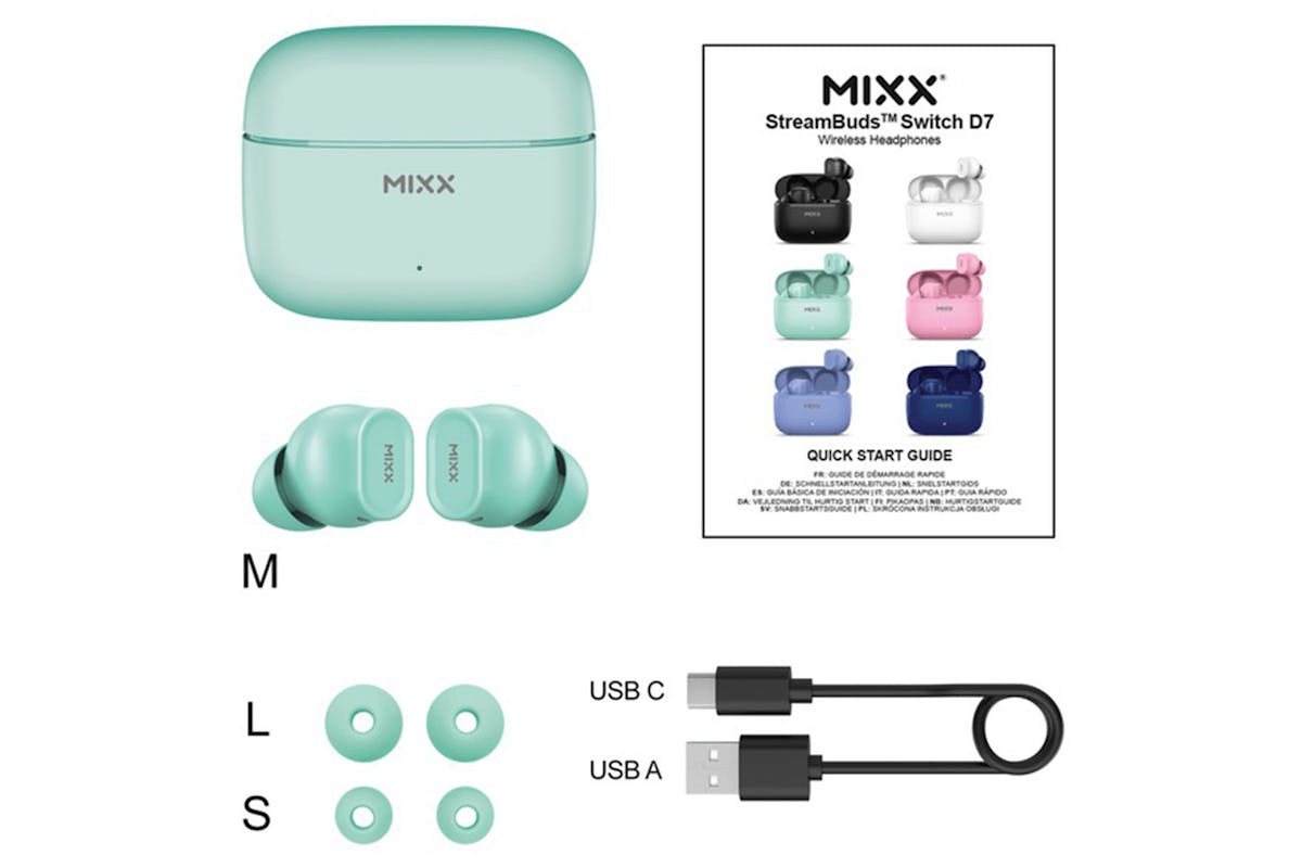 Mixx Streambuds Switch D7 Wireless Earbuds | Green-4