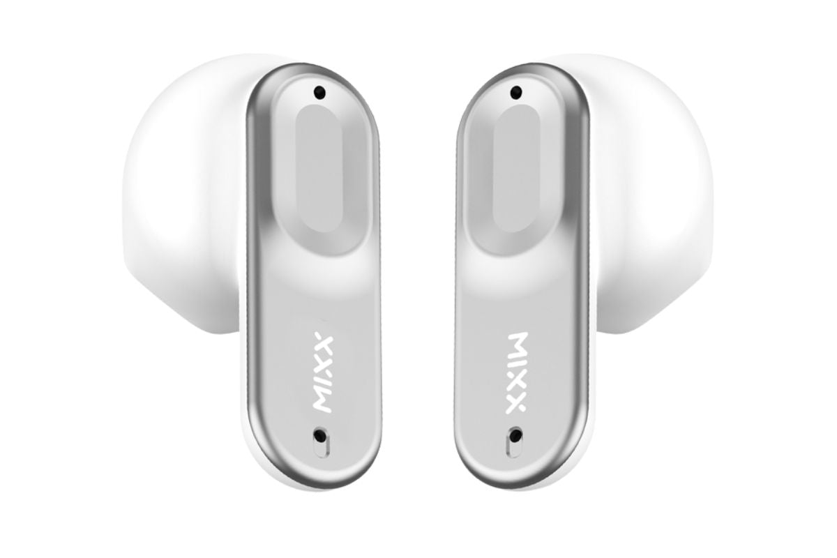 Mixx StreamBuds Ultra Hybrid True Wireless Earbuds | Silver White-2