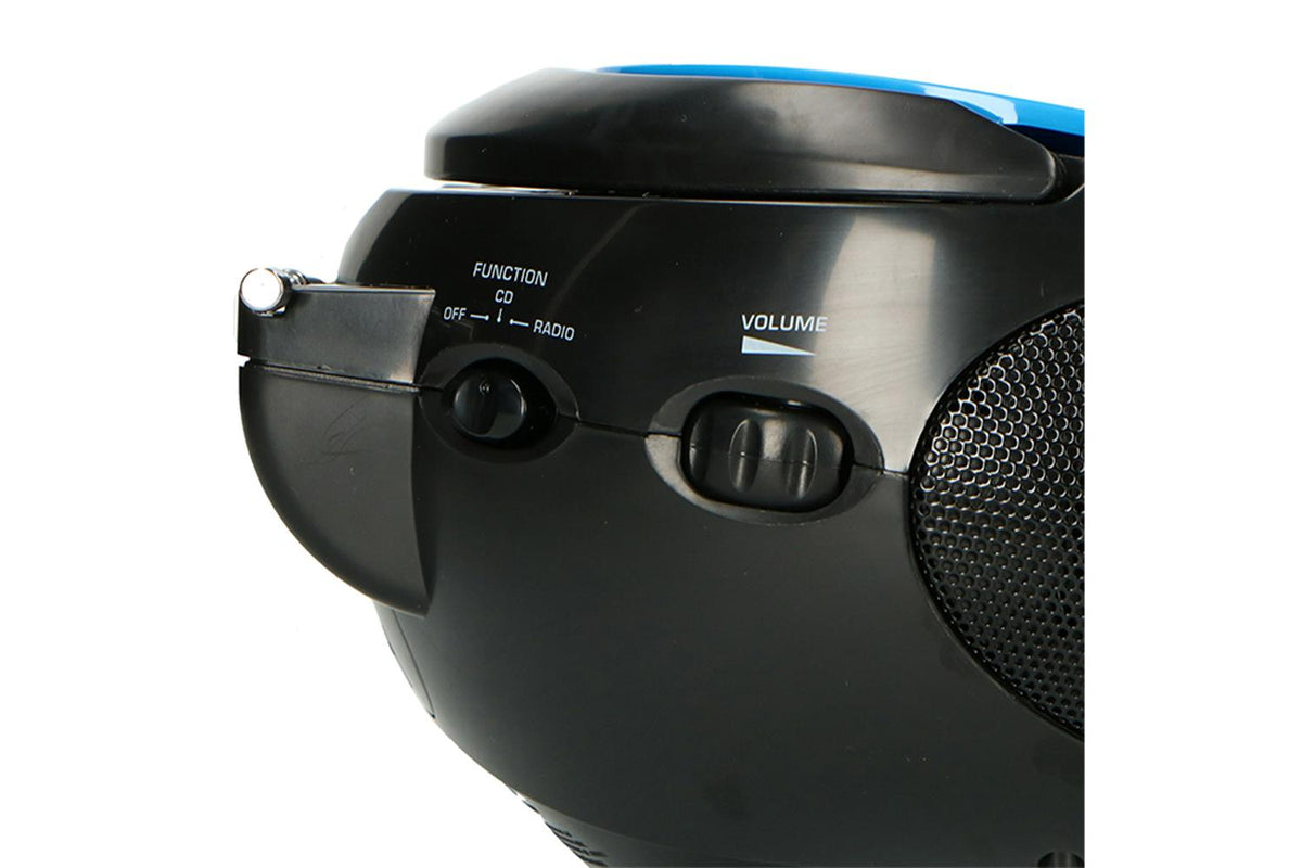 Lenco | Blue/Black | Portable FM Radio with CD Player-7