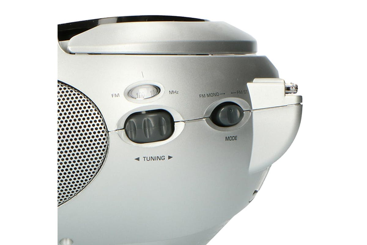Lenco | Black/silver | Portable FM Radio With CD | Compact Size-6