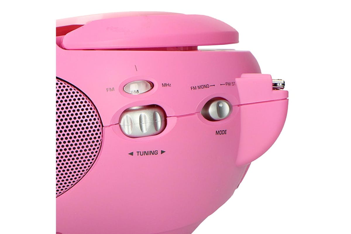 Lenco | Portable FM Radio And CD Player | Pink-5